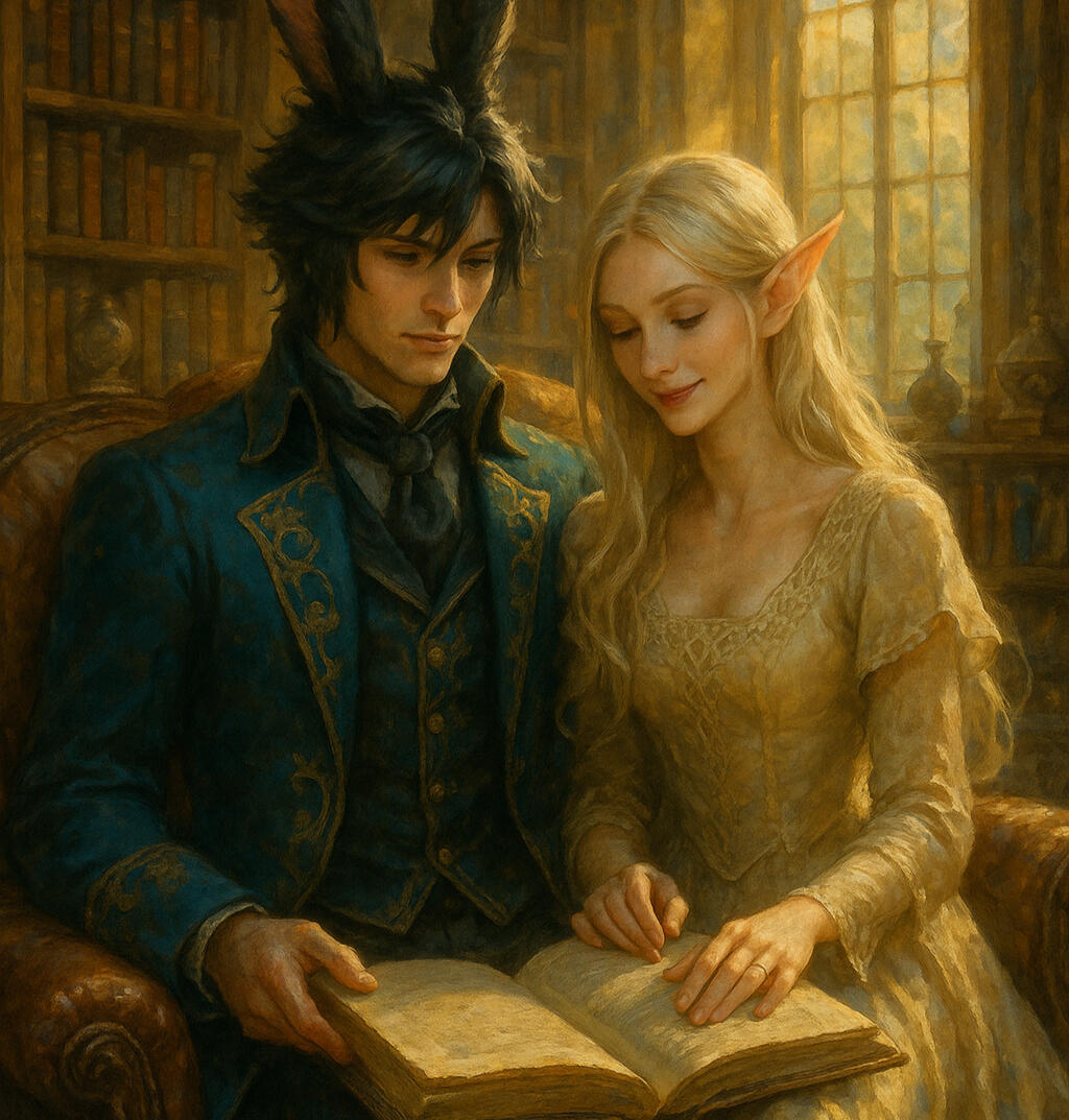 Nebul Stigr and Selorianne Characier